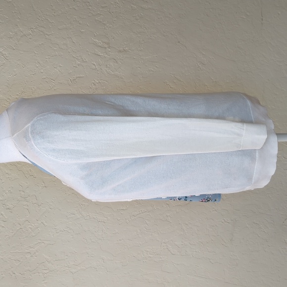 Old Navy White Button Down Cardigan Sweater & SHEIN Blue Top Bundle Size XS - Picture 2 of 12